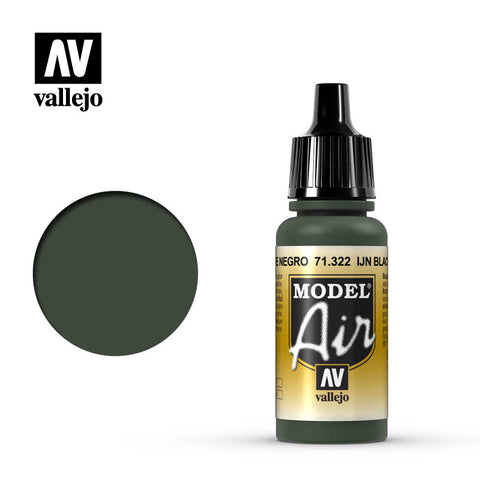 VALLEJO 	17ml Bottle IJN Black Green Model Air