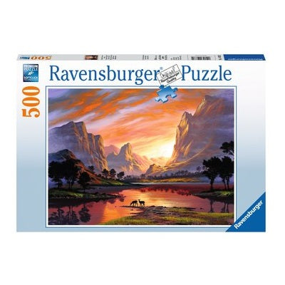 500-PIECE Tranquil Sunset PUZZLE