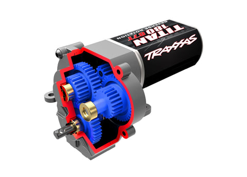 TRAXXAS TRX-4M Transmission, complete (speed gearing) (9.7:1 reduction ratio)
