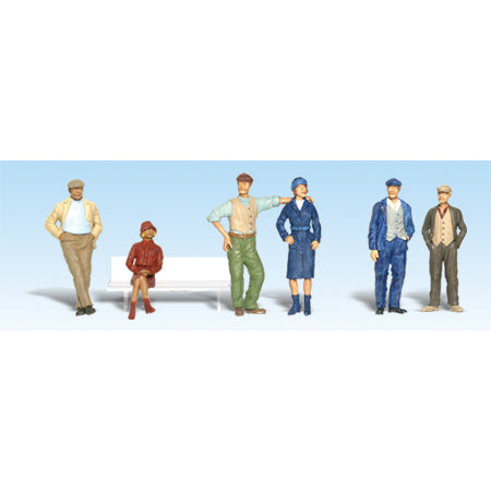 WOODLAND SCENICS HO Figures: Bystanders