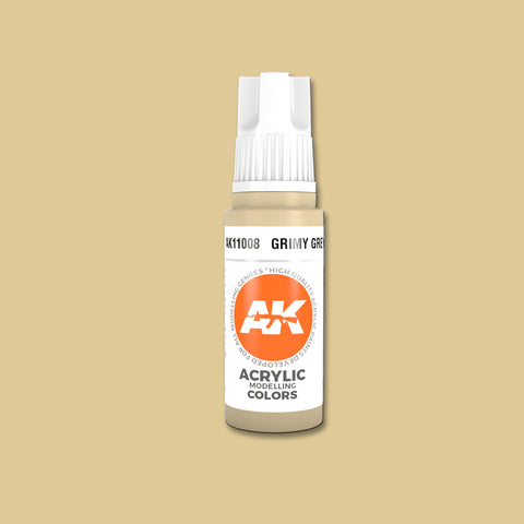 AKI Grimy Grey 3G Acrylic Paint 17ml Bottle