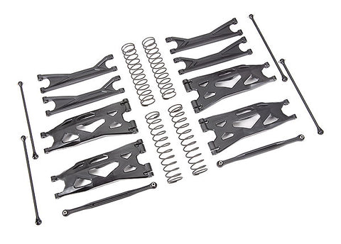 TRAXXAS Suspension kit, X-Maxx® WideMaxx®, black