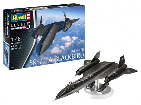 REVELL 1/48 SR71A BLACKBIRD STEALTH