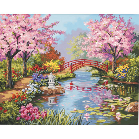 DIMENSIONS Japanese Garden Paint by Number (20"x16")