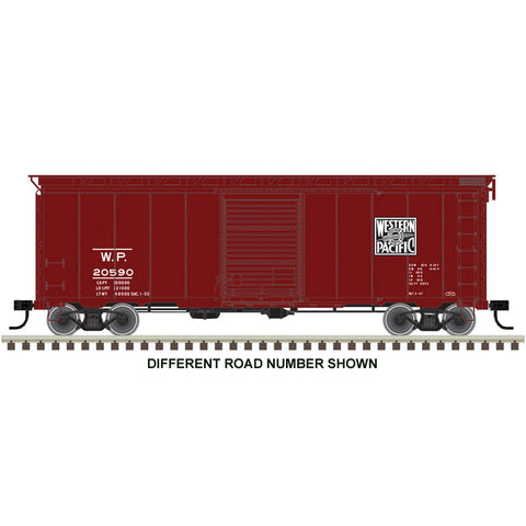 HO 40' POST WAR BOX CAR WP 3