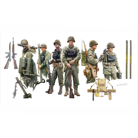 ITALERI 1/35 US INFANTRY ON BOARD