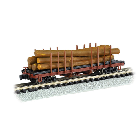 N 40' LOG CAR W/LOAD