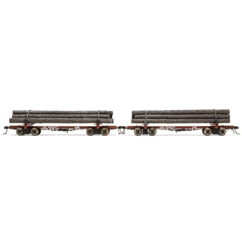 HO LOG CAR SET WESTSIDE 2