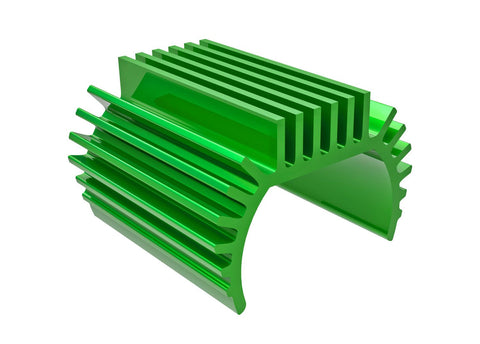 TRAXXAS TRX-4M Heat sink, Titan® 87T motor (6061-T6 aluminum, green-anodized)