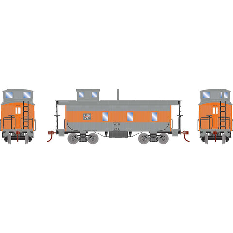HO 30' 3-WINDOW CABOOSE WP  #724