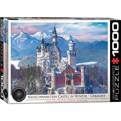 1000-PIECE CASTLE IN WINTER PUZZLE