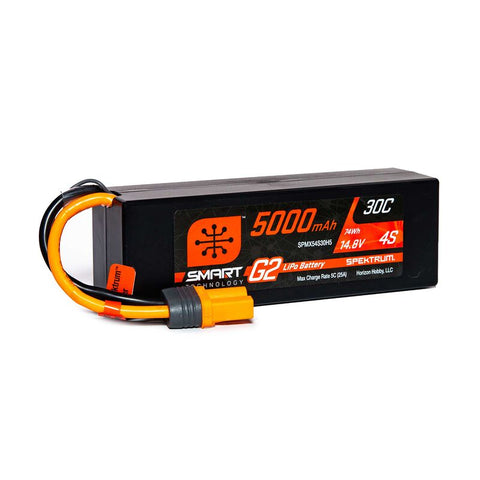 SPEKTRUM SMART-G2 LIPO 14.8V 4S 5000mah 30C W/ IC5