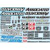 ASSOCIATED AE Branding Decal Sheet