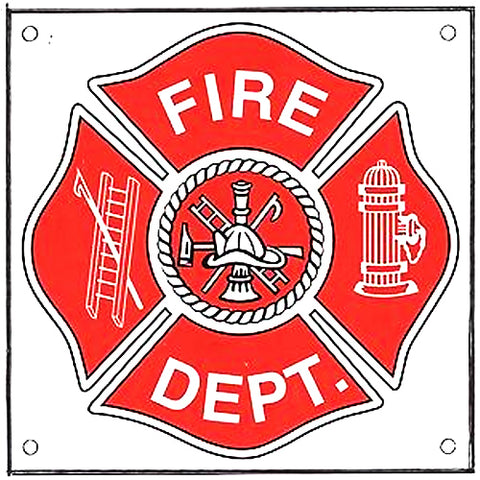 PHIL DERRIG Fire Department Sign