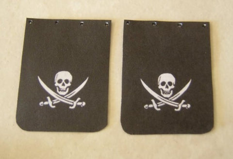 PLASTIC DREAMS 1/25 Jolly Roger Truck Mud Flap Set