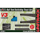 KATO N Unitrack V3 Rail Yard Switch Track Set