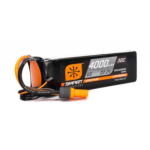 SPEKTRUM SMART LIPO 22.2V 6S 4000mah 30C W/ IC5