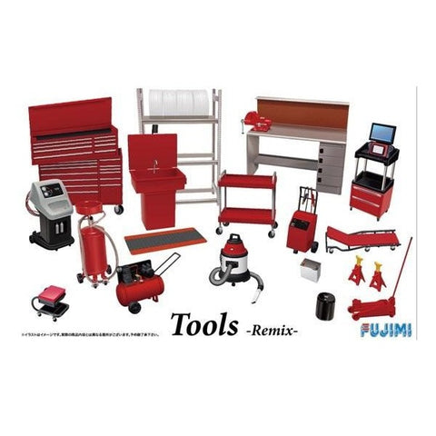 Fujimi  1/24 Garage Tool Set - Remix