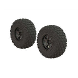 ARRMA DBOOTS 'FORTRESS SC' TIRE SET GLUED (GUN METAL) (2pcs)