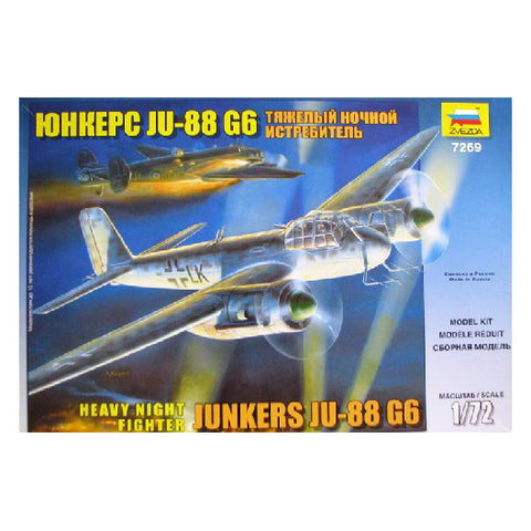 ZVEZDA 1/72 JUNKERS JU-88 G6 AIRCRAFT