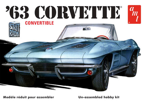 AMT 1/25 1963 Chevy Corvette Convertible