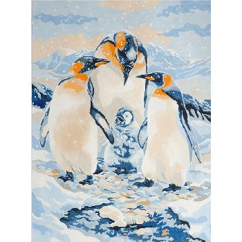Penguin Family Paint by Number Age 8+ (8.75"x11.75")