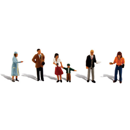 WOODLAND SCENICS HO Figures: People Going Places
