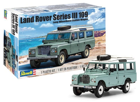 REVELL 1/24 Land Rover Series III 109 Long Wheelbase Station Wagon w/Roof Rack