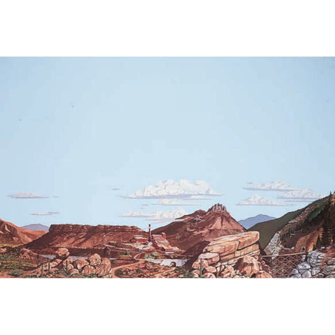 BACKGROUND SCENE MOUNTAIN DESERT