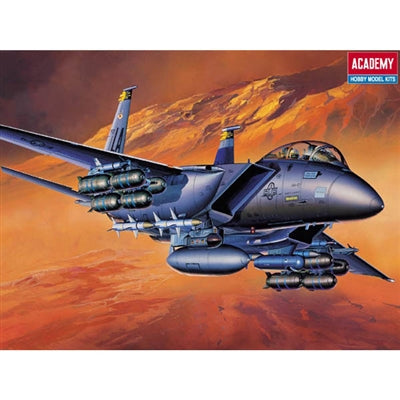 ACADEMY 1/72 F15E Strike Eagle USAF Fighter