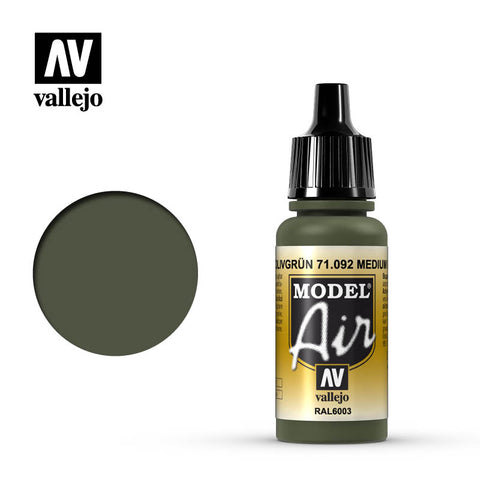 VALLEJO 17ml Bottle Medium Olive Model Air