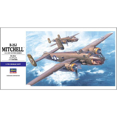 HASEGAWA 1/72 B25J Mitchell USAAF Bomber