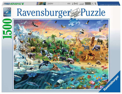 1500-PIECE OUR WILD WORLD PUZZLE