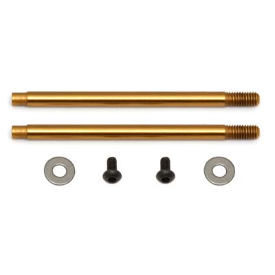 ASSOCIATED 3x27.5 mm Shock Shafts (V2), TiN