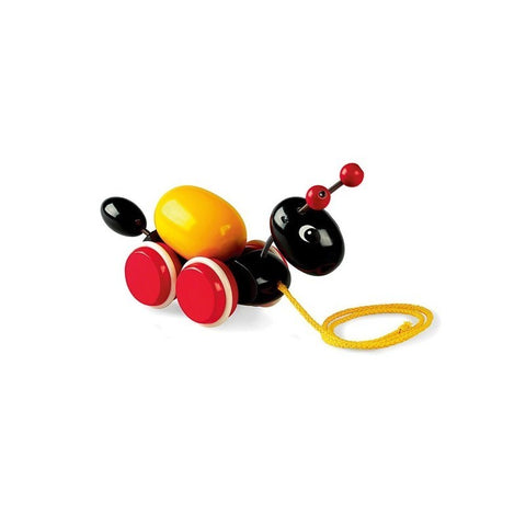 BRIO Pull Along Ant with Rolling Egg