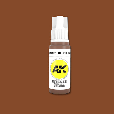 AKI Deep Brown 3G Acrylic Paint 17ml Bottle