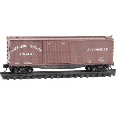 N 40' WOOD AUTOMOBILE BOXCAR NP