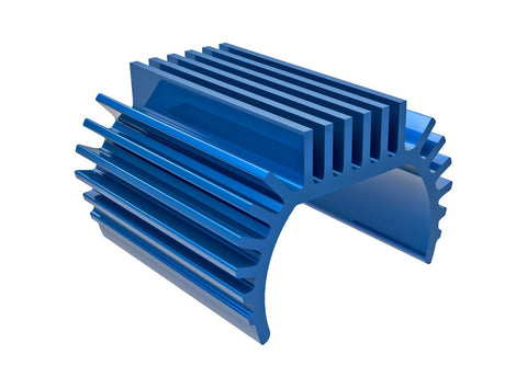 TRAXXAS TRX-4M Heat sink, Titan® 87T motor (6061-T6 aluminum, blue-anodized)