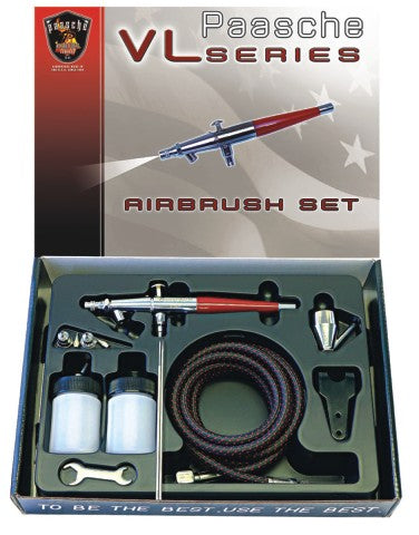 PAASCHE VL SERIES SIPHON DOUBLE ACTION W/3HEADS