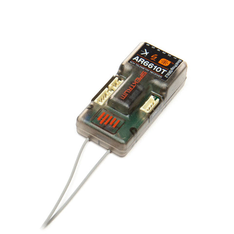 SPEKTRUM AR6610T 6 Channel DSMX Telemetry Receiver