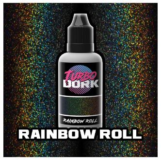 TURBO DORK Rainbow Roll Metallic Acrylic Paint 20ml Bottle