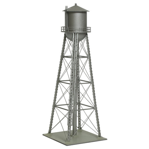 WALTHERS N Vintage Water Tower -- Assembled - Silver