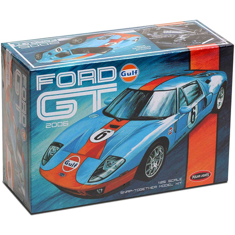 POLAR LIGHTS 	1/25 2006 Ford GT Gulf Heritage Race Car (Snap)