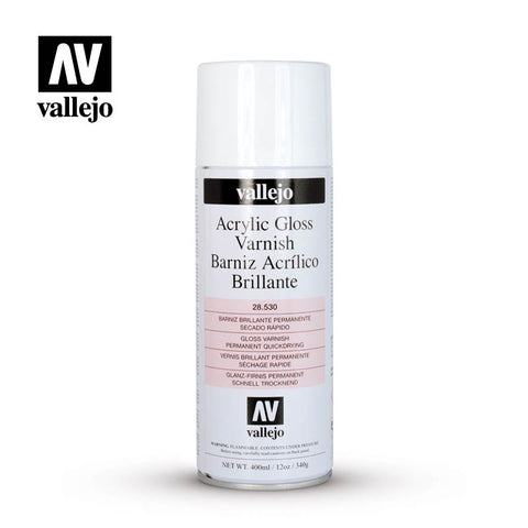 VALLEJO Acrylic Gloss Varnish 400ml Spray