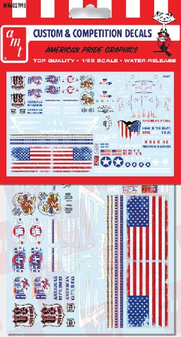 POLAR LIGHTS  1/25 American Pride Graphics Decals