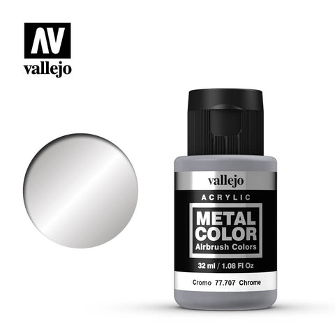 VALLEJO 	32ml Bottle Chrome Metal Color