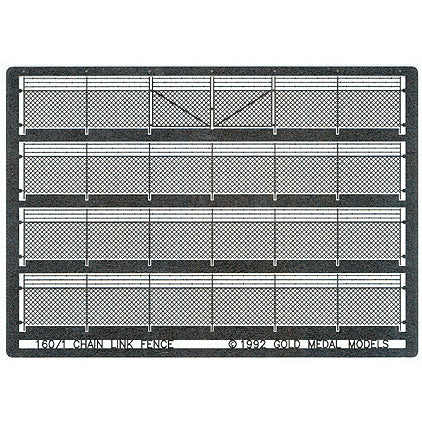 N CHAIN LINK FENCE W/GATE