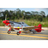FMS P-51D, Red Tail, V8, PNP, 1400mm