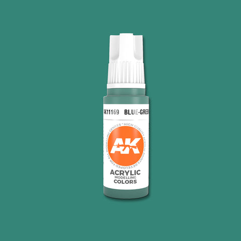 AKI Blue Green 3G Acrylic Paint 17ml Bottle