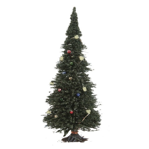 HO LIGHTED/DECORATED CHRISTMAS TREE